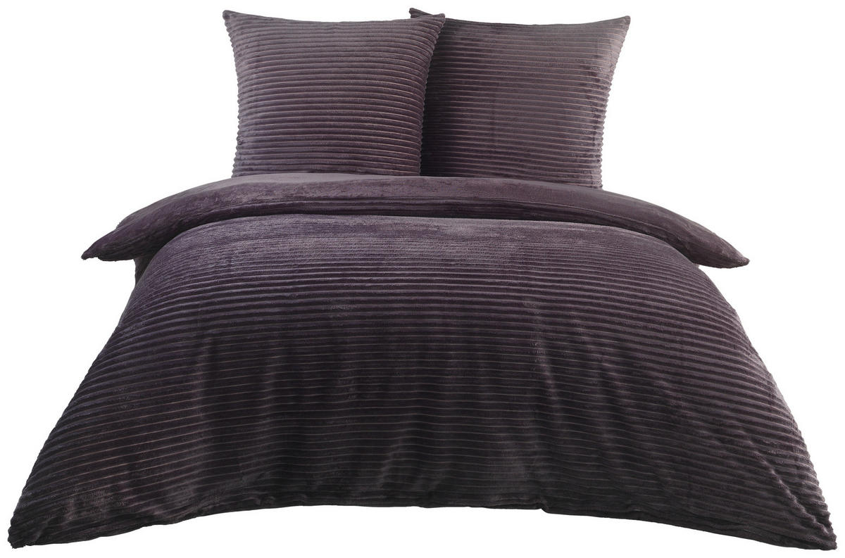 Microfaser Bettwäsche Cashmere touch Bettwäsche_Cashmere-Like 200x200cm - anthrazit (200,00/200,00cm)