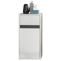 Stauraumelement Sol weiß weiß Hochglanz B/H/T: ca. 35x73x31 cm Sol - weiß (35,00/73,00/31,00cm) - Trendteam