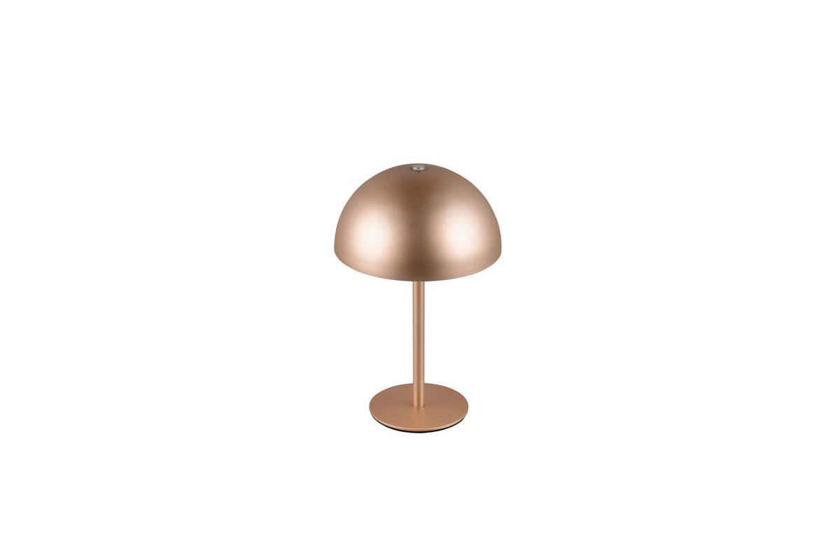 Reality LED Tischleuchte MUNOZ kaffee Metall H: ca. 21 cm 1 Brennstellen Munoz - kaffee (21,00cm) - Reality