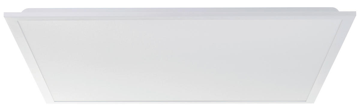 Brilliant LED-Deckenleuchte weiß Metall Kunststoff B/H/L: ca. 63x7,5x63 cm Briston - weiß (63,00/63,00/7,50cm) - Brilliant