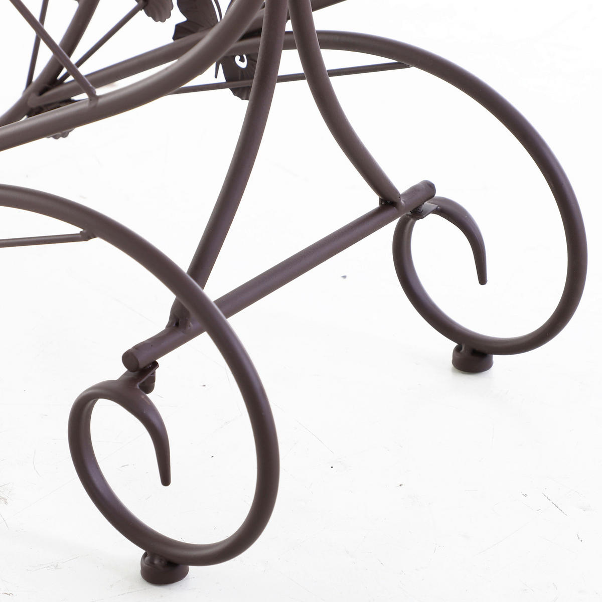 Outsunny Blumenständer bronze Metall B/H/L: ca. 28x66x75 cm Dreistufiges_Blumenständer - bronze (75,00/28,00/66,00cm) - Outsunny