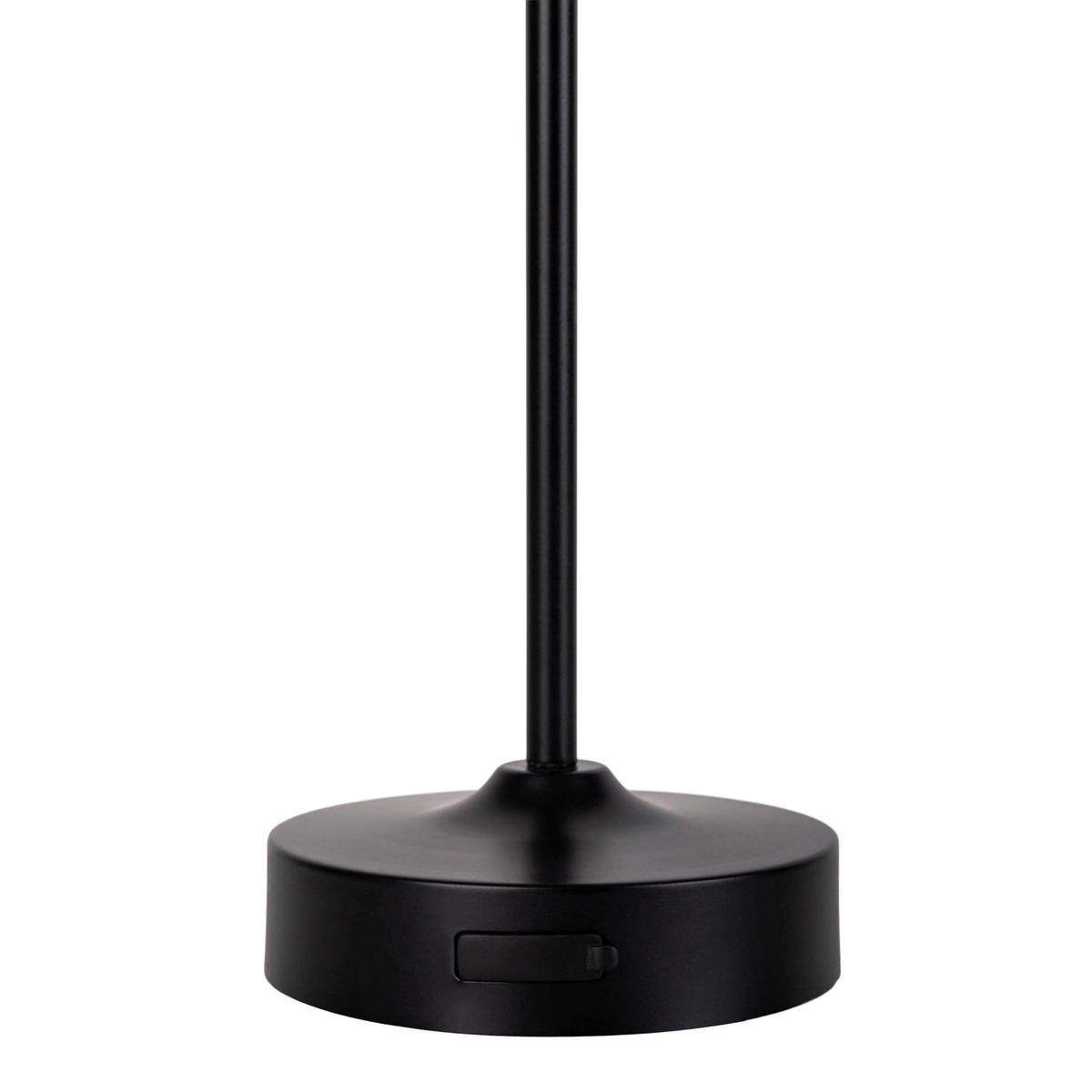 Näve Leuchten LED-Tischleuchte schwarz Glas Metall B/H/T/D: ca. 10,5x30x10,5x10,5 cm PINA - schwarz (10,50/30,00/10,50cm) - Näve Leuchten