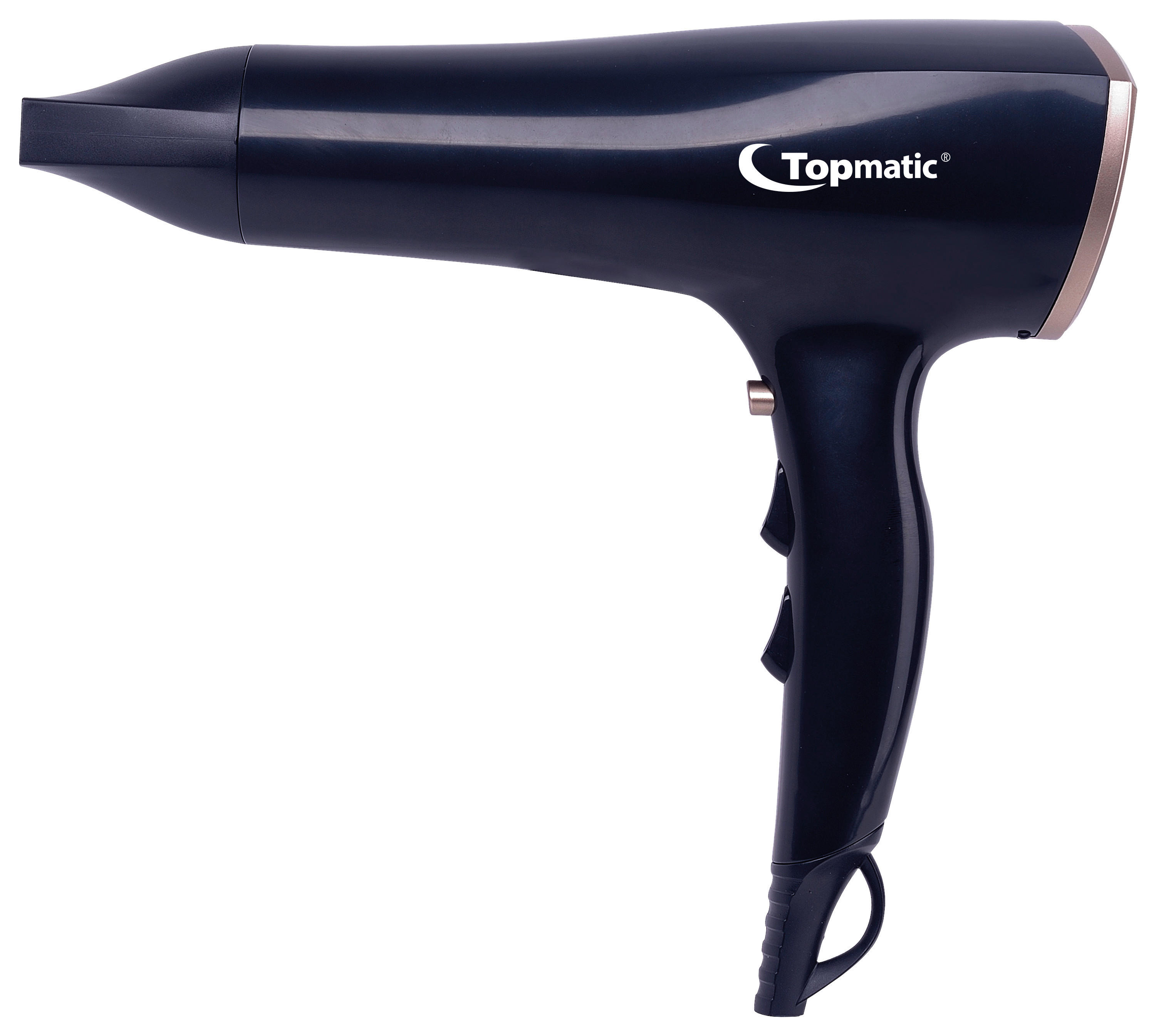 Topmatic Haartrockner HT-2200.10 schwarz Kunststoff Haartrockner HT-2200.10 - schwarz - Topmatic
