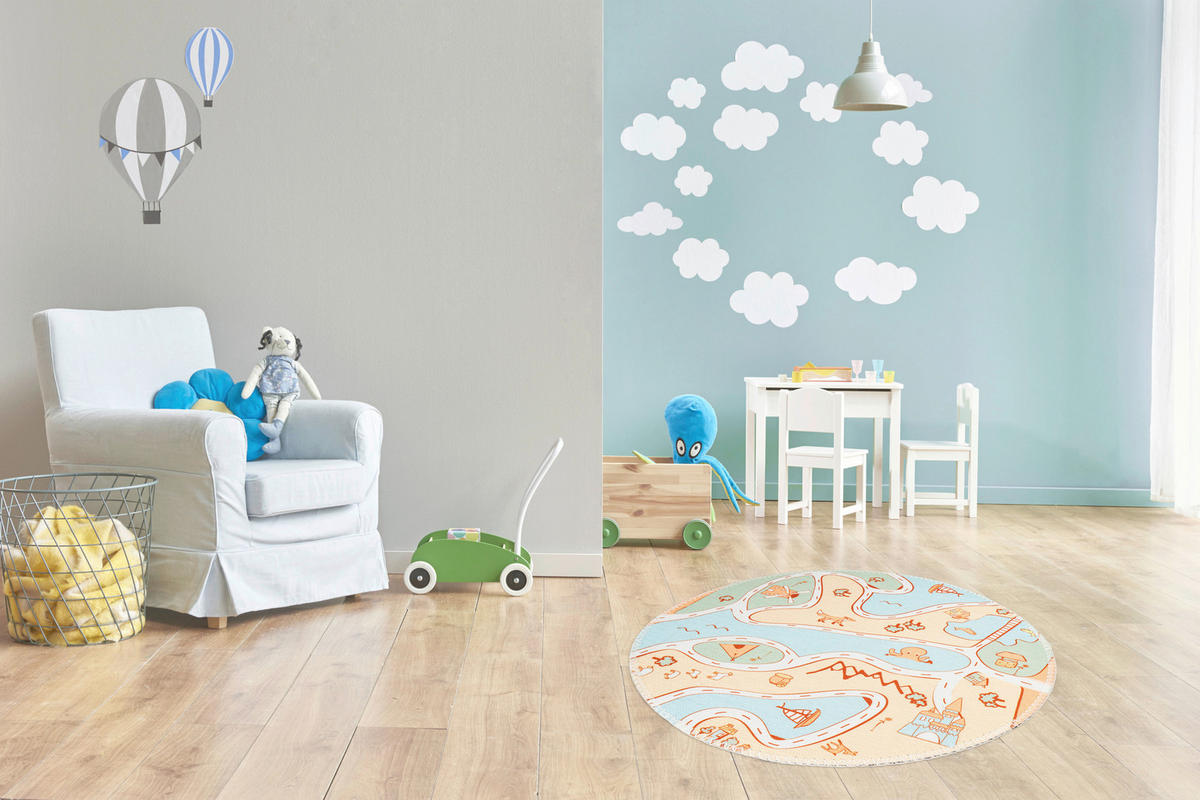 360Living Teppich Bambini multicolor D: ca. 160 cm Bambini - multicolor (160,00cm) - 360Living
