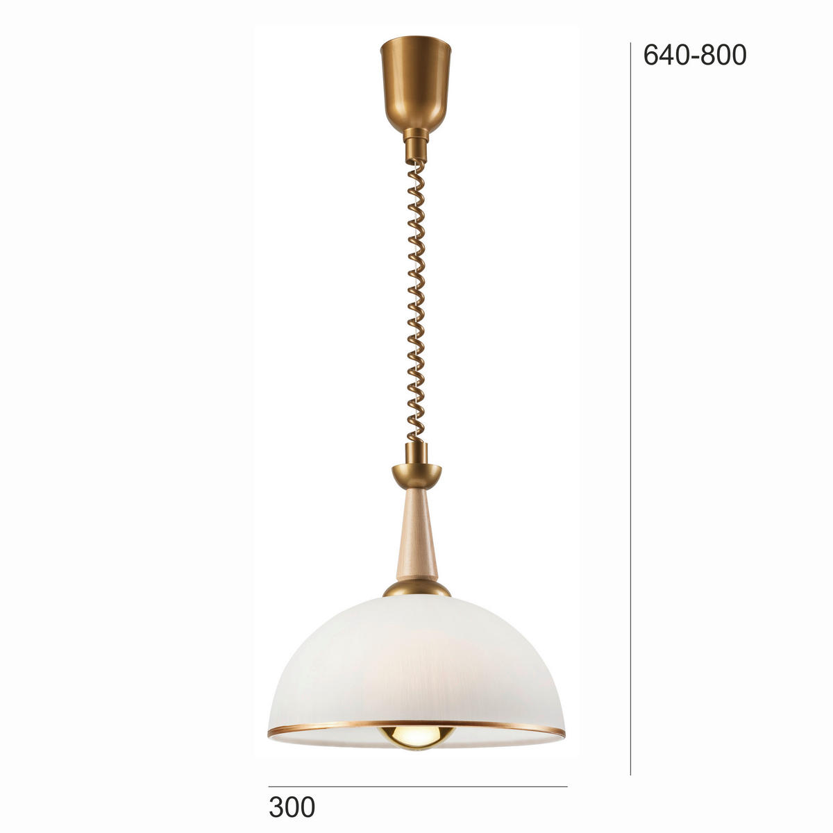 Lamkur Deckenleuchte gold Glas B/H/L: ca. 64x30x64 cm E27 1 Brennstellen CHIARA - gold (64,00/64,00/30,00cm) - Lamkur