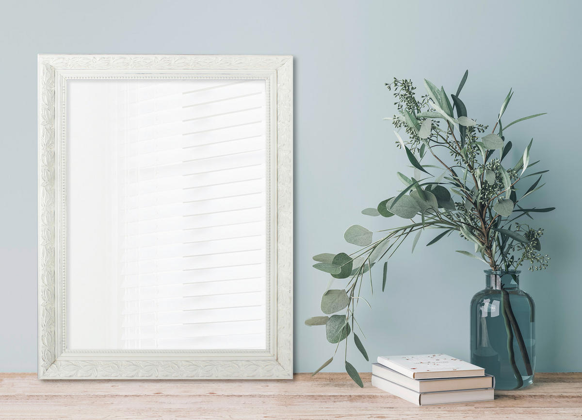 Mirrors&More Rahmenspiegel TANJA weiß B/H/T: ca. 55x70x3,5 cm TANJA - weiß (55,00/70,00/3,50cm) - Mirrors&More