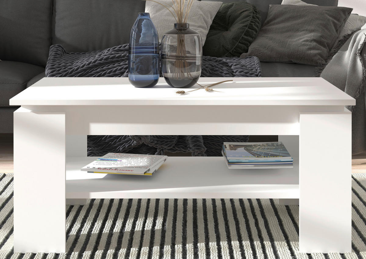 Couchtisch Titan weiß B/H/T: ca. 100x45x60 cm Titan - weiß (100,00/45,00/60,00cm) - xonox.home