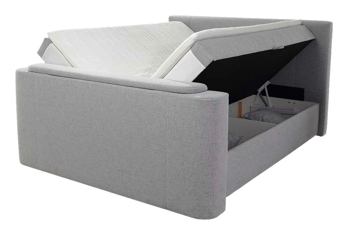 Boxbett  grau Feinstruktur Cinema_Boxbett 24202824950900000 - grau (189,00/115,00/236,00cm)