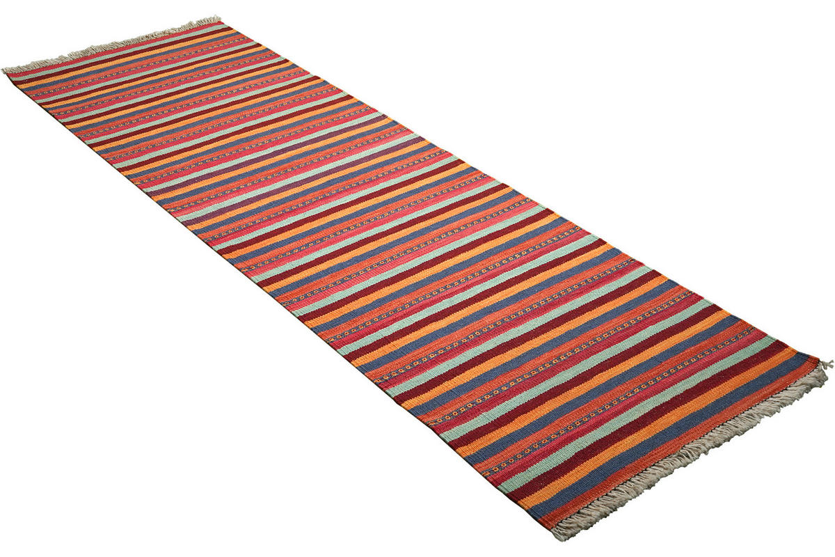 Teppich multicolor B/L: ca. 64x204 cm Teppich Kelim Gashgai - multicolor (64,00/204,00cm)