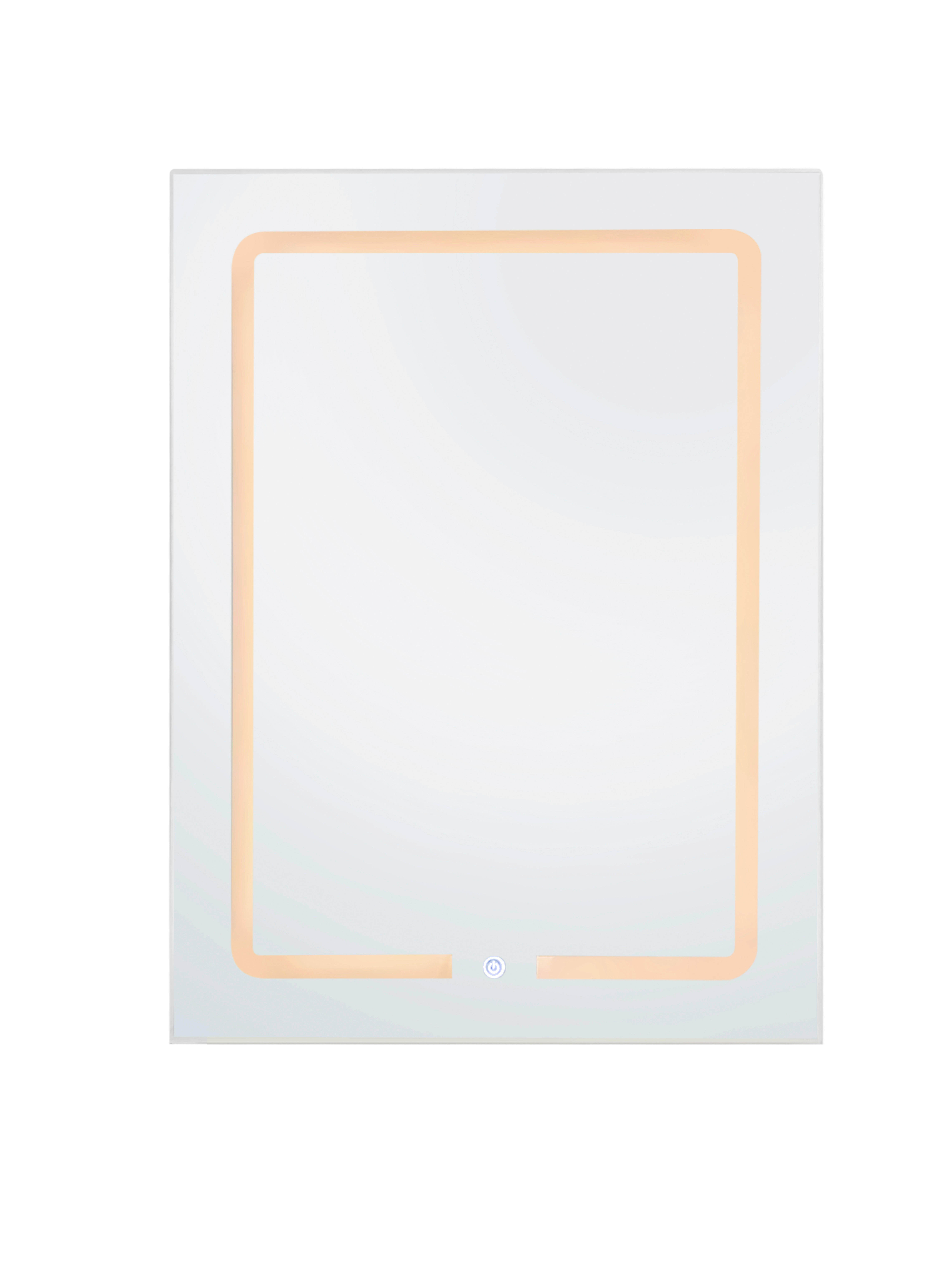 Spiegelschrank Josi weiß B/H/T: ca. 60x80x15 cm Josi - weiß (60,00/80,00/15,00cm)