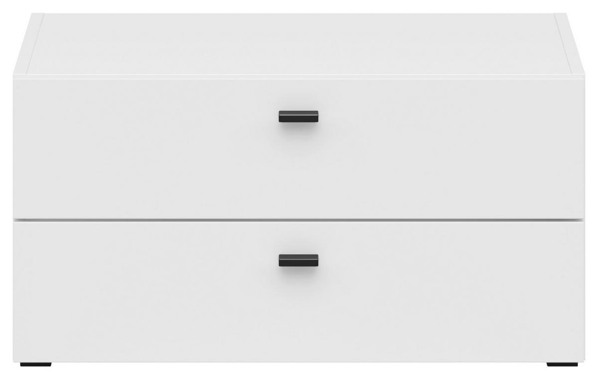 Schubkastenkommode System 64 weiß matt B/H/T: ca. 64x32x35 cm System 64 - weiß (64,00/32,00/35,00cm)