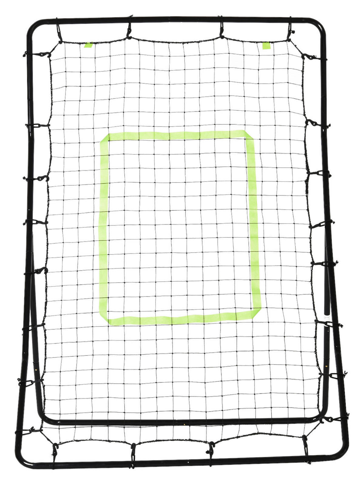 HOMCOM Netzrückprallwand Rebounder schwarz B/H/L: ca. 90x140x80 cm Netzrückprallwand_Rebounder_Tor - schwarz (80,00/90,00/140,00cm) - HOMCOM