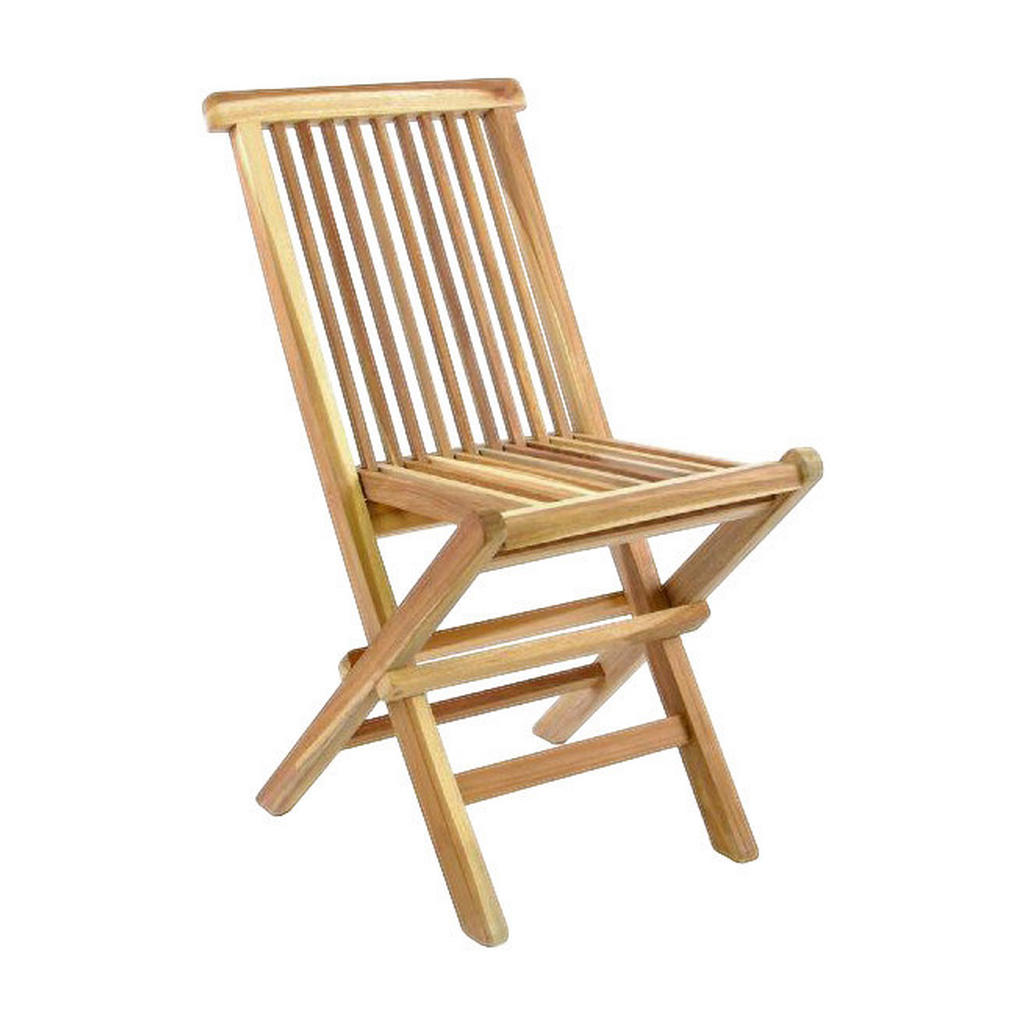 Thumbnail - VCM Kinderstuhl 2er Set braun Teakholz B/H/T: ca. 30x60x40 cm