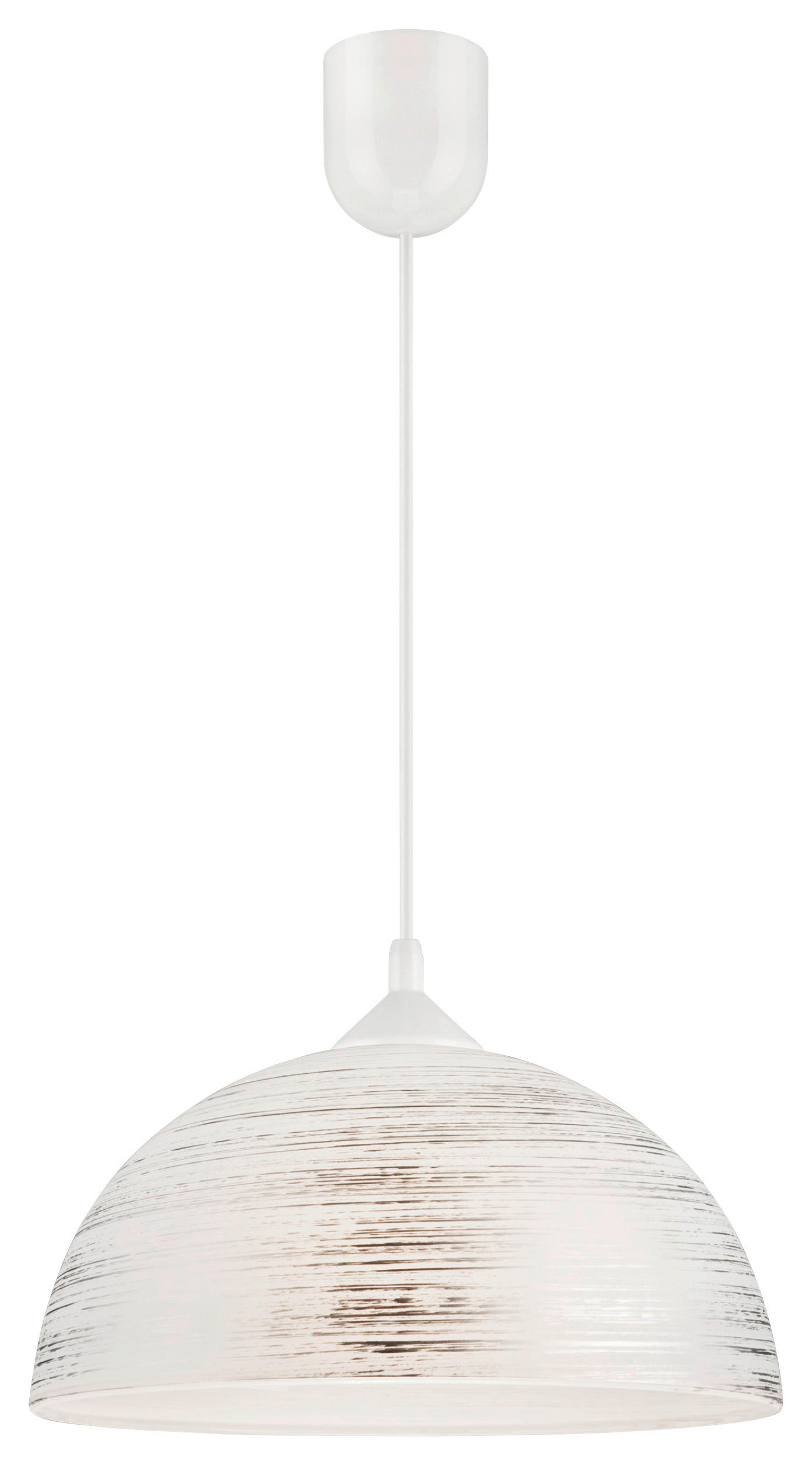 Lamkur Pendelleuchte MARCY 28040 silber Glas H/L: ca. 70x30 cm E27 1 Brennstellen Marcy - silber (30,00cm) - Lamkur