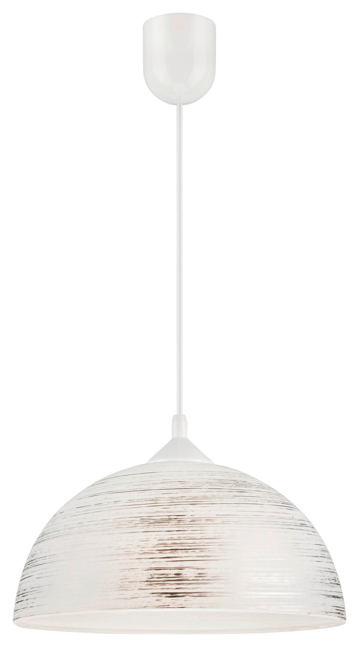 Lamkur Pendelleuchte MARCY 28040 silber Glas H/L: ca. 70x30 cm E27 1 Brennstellen Marcy - silber (30,00cm) - Lamkur