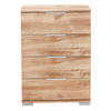 Nachtkonsole Easy Plus Eiche Nachbildung B/H/T: ca. 52x74x38 cm Easy Plus - Eiche/Silbergrau (52,00/74,00/38,00cm)