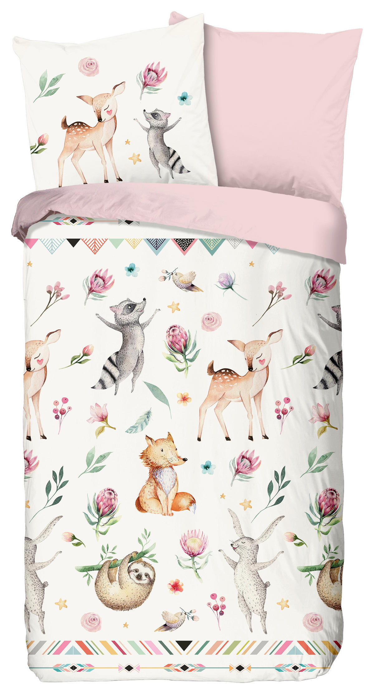 Baumwoll Bettwäsche Dance Renforce Dance - Multi (135,00/200,00cm) - Good Morning