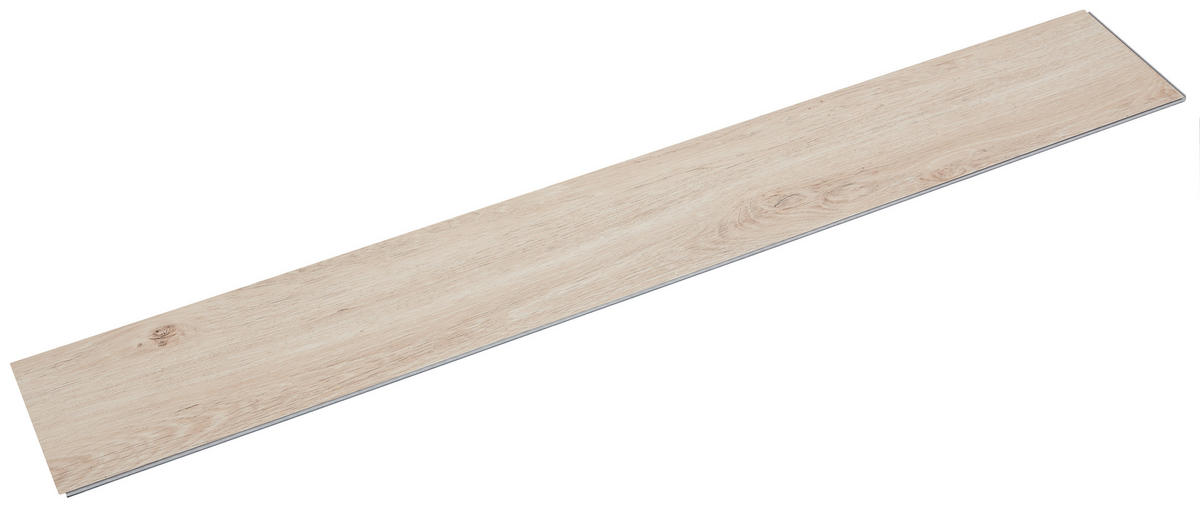 Click-Vinylboden Diele hell ca. 2,17 m² im Paket  B/L: ca. 17,78x121,92 cm pro Paket Diele hell ca. 2,17 m² im Paket - (17,78/121,92cm)