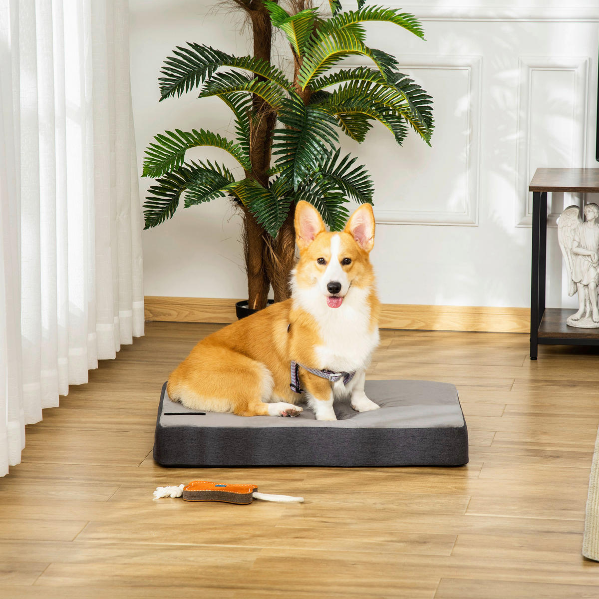 PawHut Hundebett Hundebett - (75,00/55,00/20,00cm) - PawHut