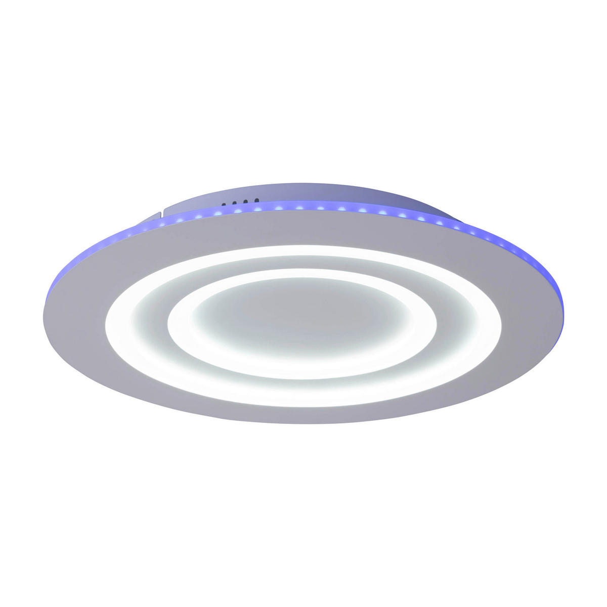 Näve Leuchten LED-Deckenleuchte weiß Metall Kunststoff B/H/T/D: ca. 50x6x50x50 cm MIREL - weiß (50,00/6,00/50,00cm) - Näve Leuchten