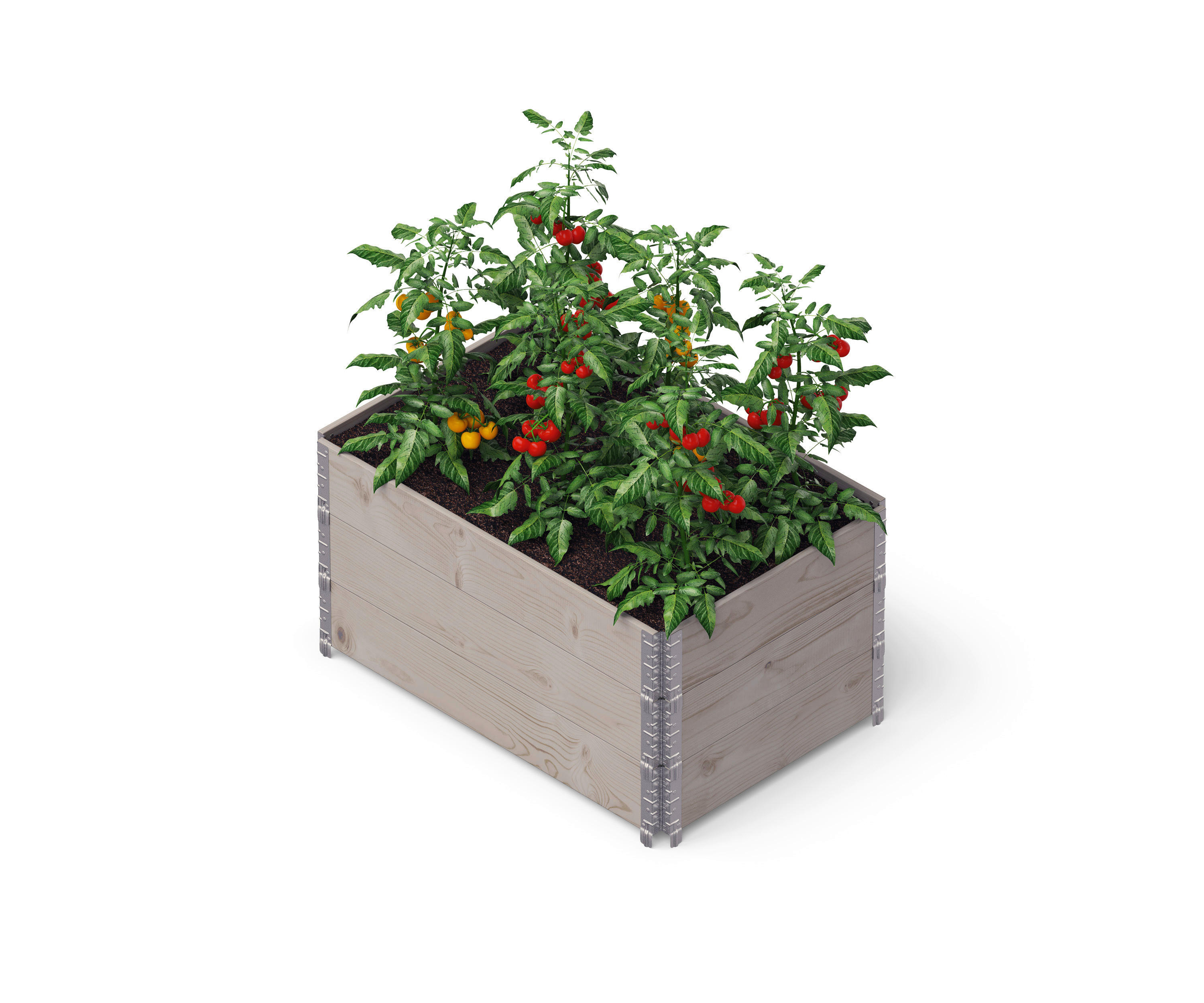 Thumbnail - UPYARD Hochbeet INDUSTRIAL grau Holz B/L: ca. 80x120 cm