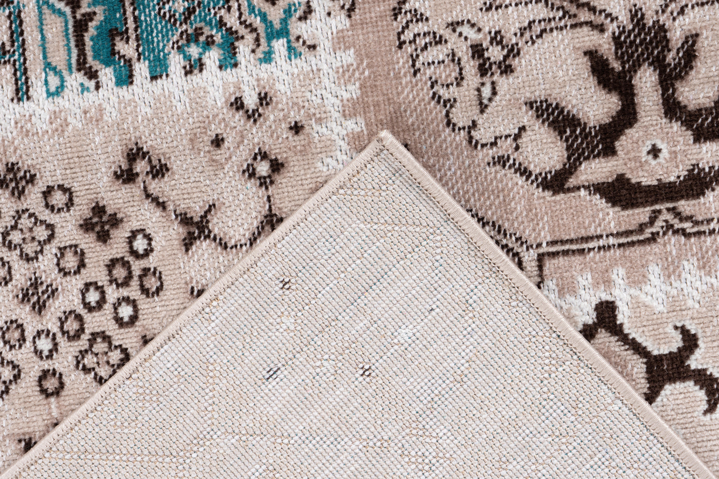 Thumbnail - 360Living Teppich Ariya taupe B/L: ca. 200x290 cm