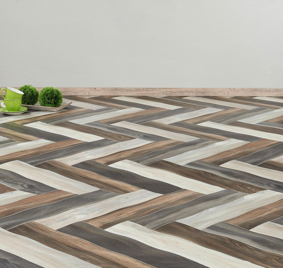Vinylboden Novo Multi Fischgrät B: ca. 300 cm pro m² Novo - Multi (300,00cm)