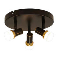 POCOline LED-Spot Giulia schwarz Kupfer H/D: ca. 10,5x20 cm 3 Brennstellen LED-Spot_3flg.Giulia - schwarz/Kupfer (20,00/10,50cm) - POCOline