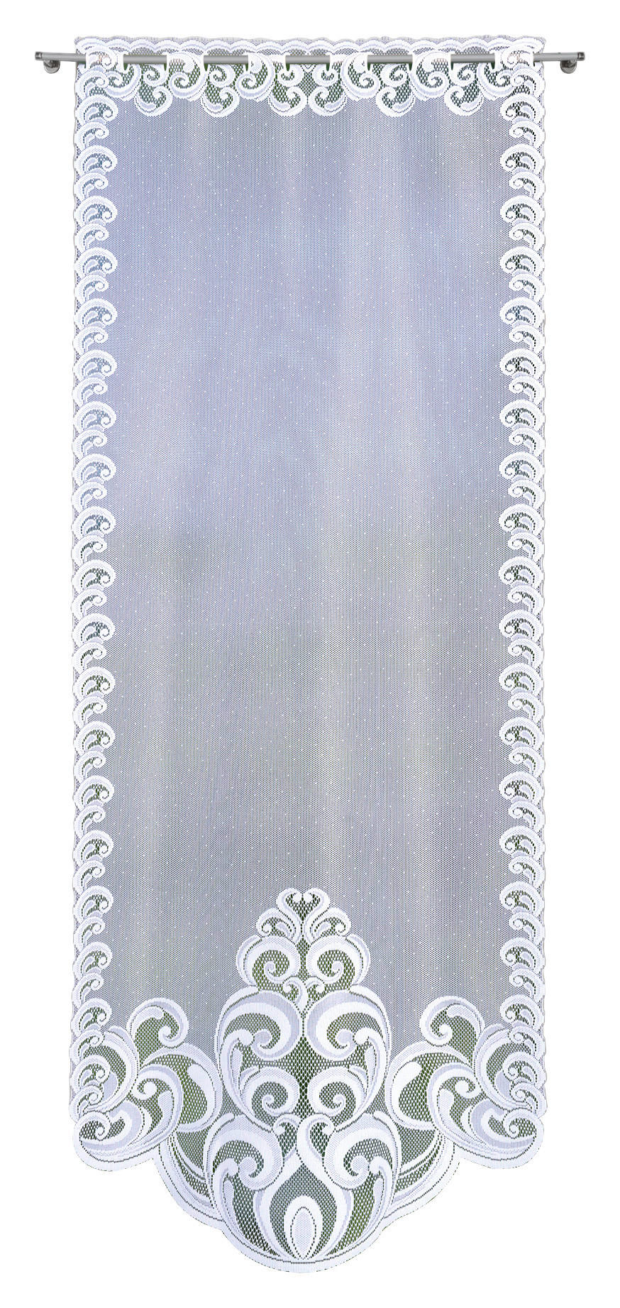 Scheibengardine Belize weiß B/L: ca. 60x160 cm Belize - weiß (60,00/160,00cm) - POCOline
