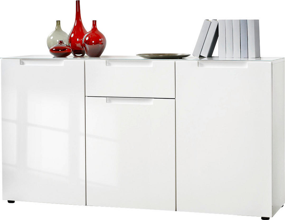 Kommode Mailand B/H/T: ca. 146x79x40 cm Mailand - weiß (146,00/79,00/40,00cm)