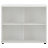 Regal Serie 400 perlweiß Optik B/H/T: ca. 100x83,6x41 cm Serie 400 - (100,00/83,60/41,00cm) - Möbelpartner