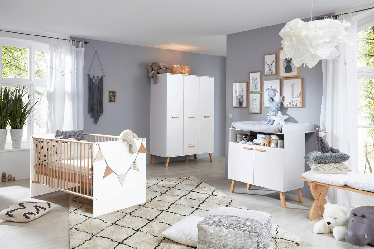 Babybett Mats weiß B/H/T: ca. 144x83x78 cm ▷ online bei POCO kaufen