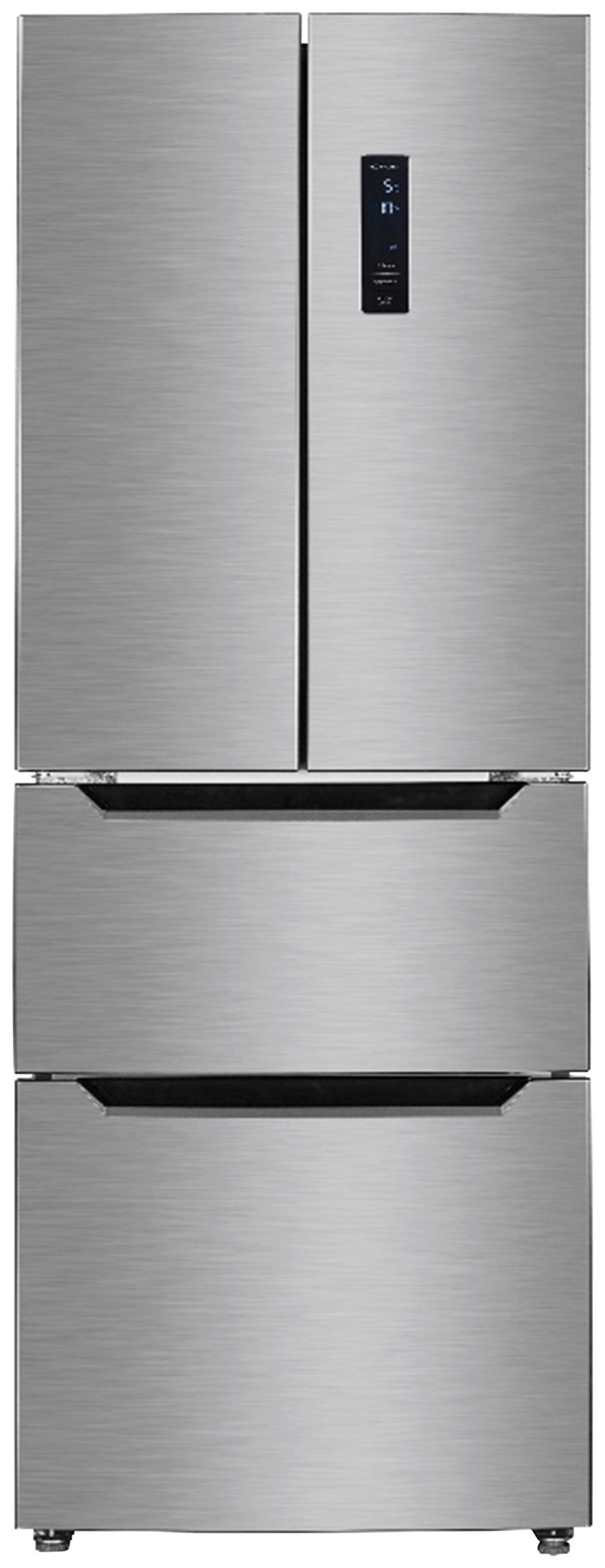 Wolkenstein Kühl-/Gefrierkombination FD351.4A++ Inox B/H/T: ca. 64x186x69 cm Kühl-/Gefrierkombi FD351.4A++ - Inox (64,00/186,00/69,00cm) - Wolkenstein