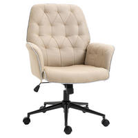 Drehstuhl 921-103BN beige 921-103BN - beige (66,00/89,50/69,00cm) - Vinsetto