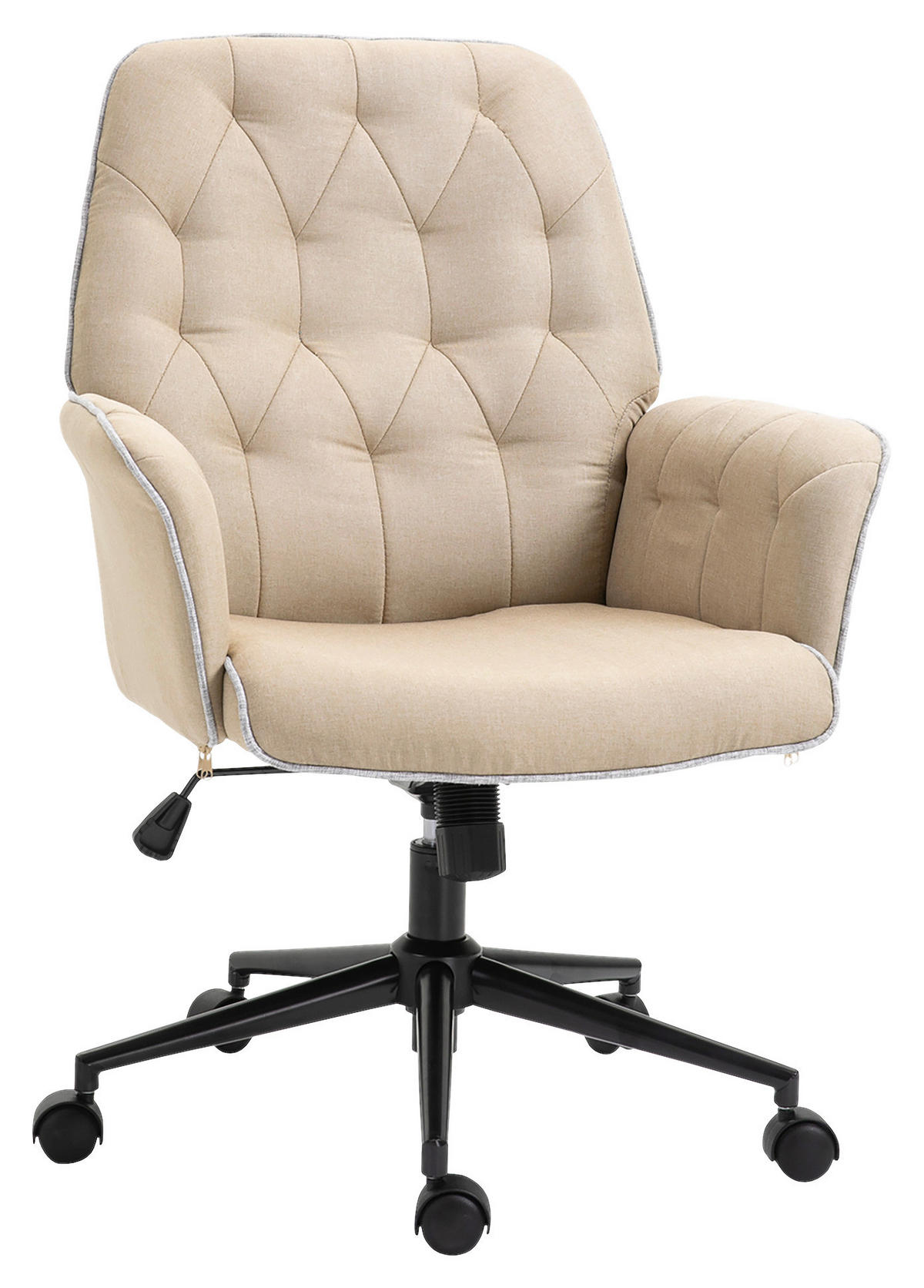 Drehstuhl 921-103BN beige 921-103BN - beige (66,00/89,50/69,00cm) - Vinsetto