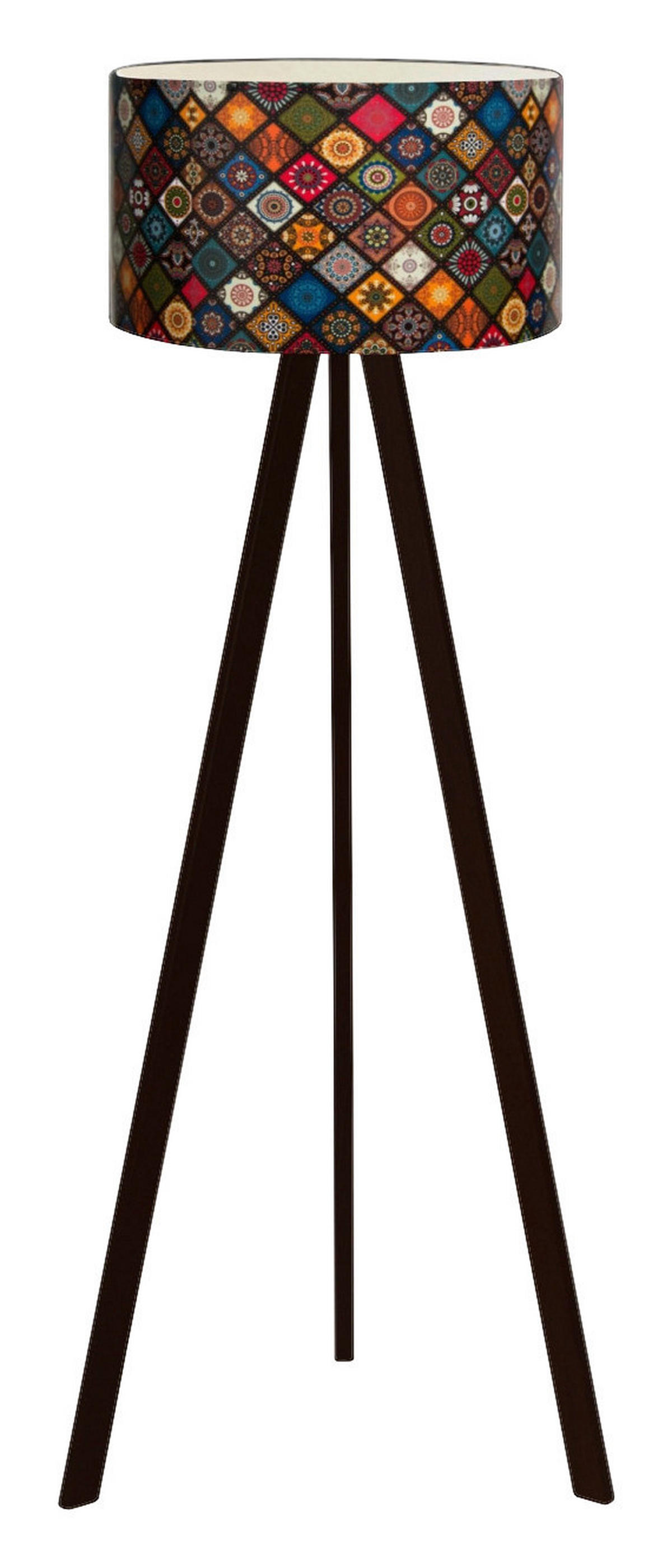 Opviq Stehleuchte mehrfarbig MDF B/H/T/L/D: ca. 21x140x21x21x21 cm E27 1 Brennstellen AYD - mehrfarbig (21,00/21,00/140,00cm) - Opviq