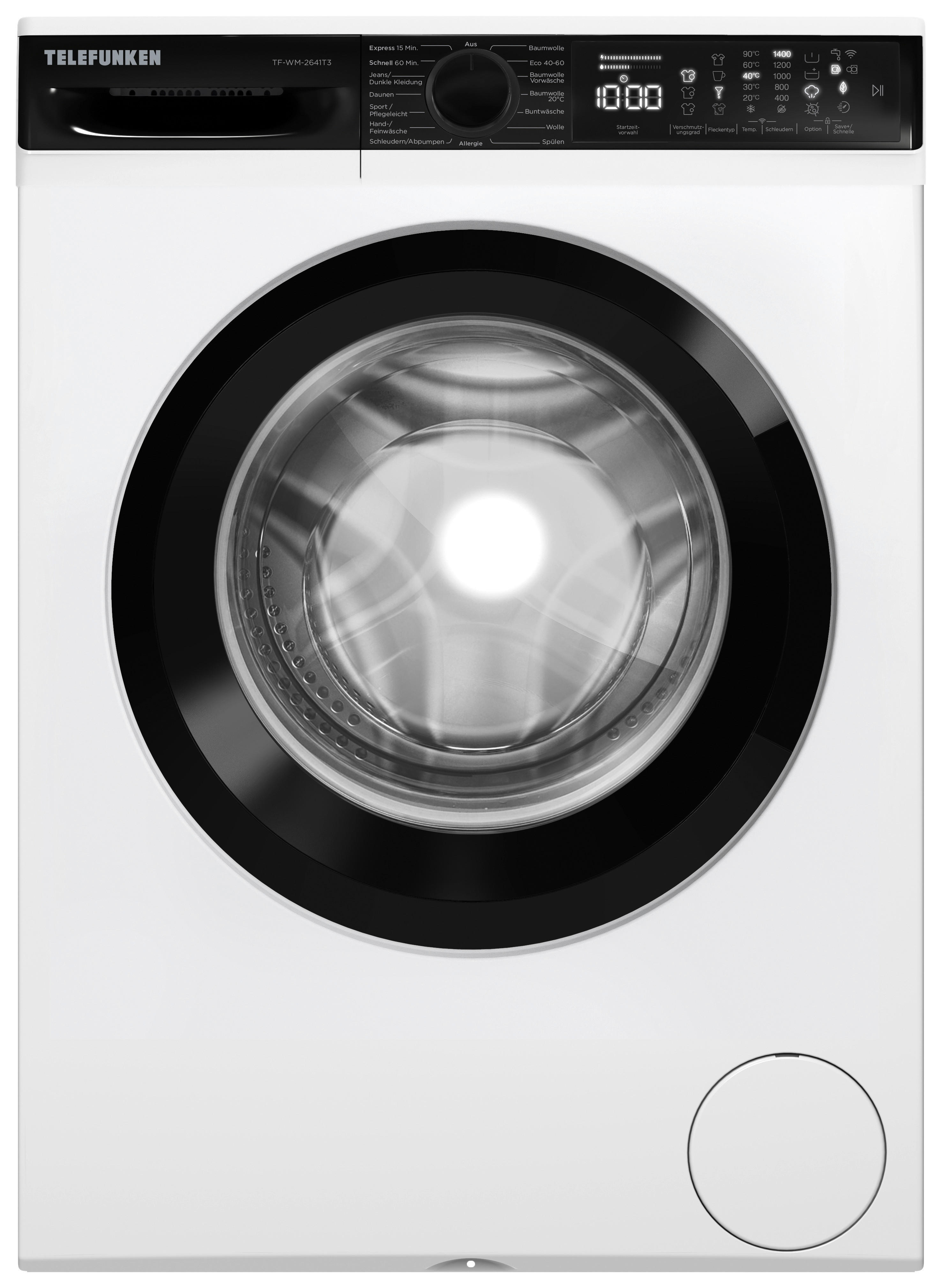 TELEFUNKEN Waschvollautomat TF-WM-2641T3 weiß Waschvollautomat TF-WM-2641T3 - weiß - Telefunken