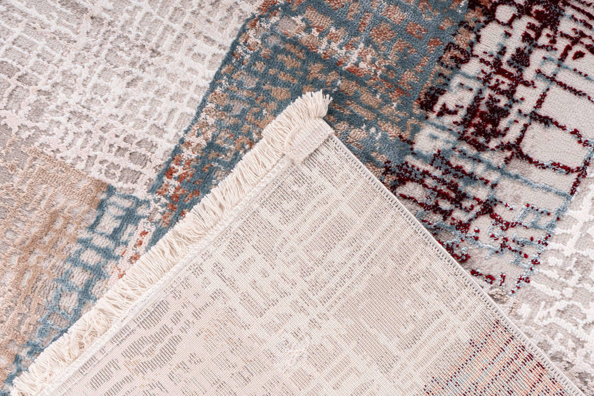 360Living Teppich Akropolis grau B/L: ca. 200x300 cm Akropolis - rosa/grau (200,00/300,00cm) - 360Living