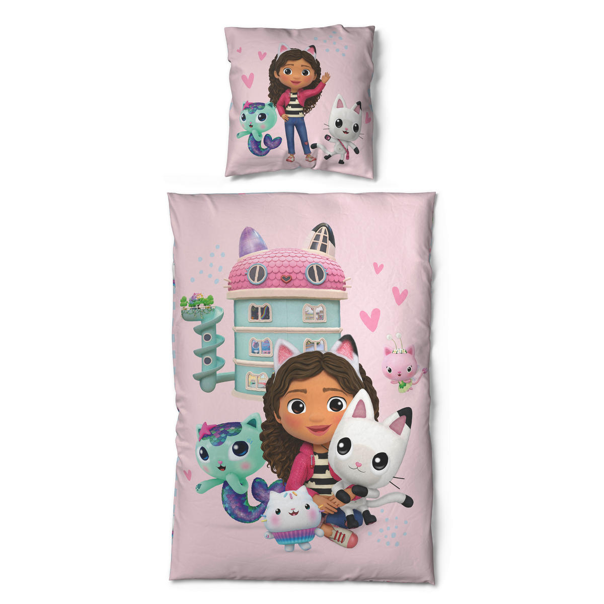 Microfaser Bettwäsche Bettwäsche_Gabbys_Dollhouse 135x200 - multicolor (135,00/200,00cm) - Feuerwehrmann Sam