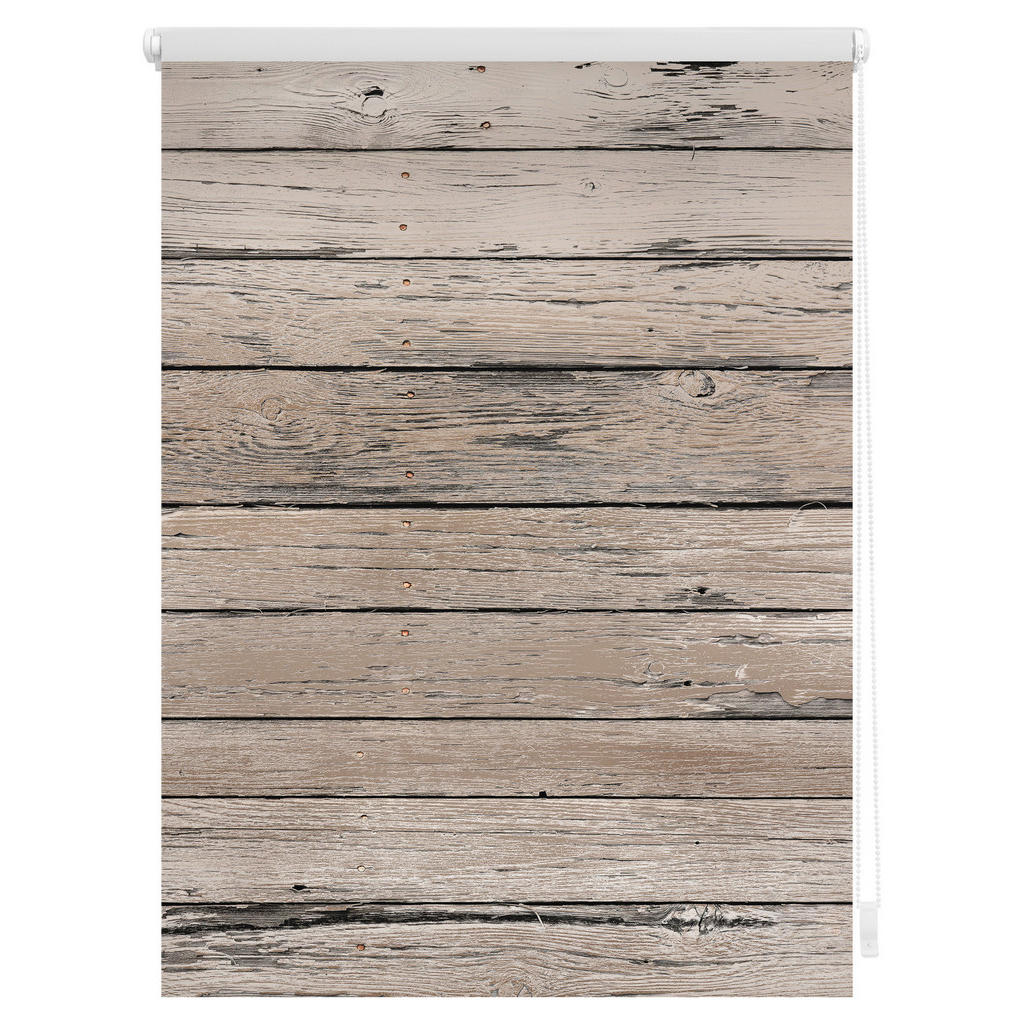 Thumbnail - LICHTBLICK Rollo Bretter Vintage braun B/L: ca. 100x150 cm
