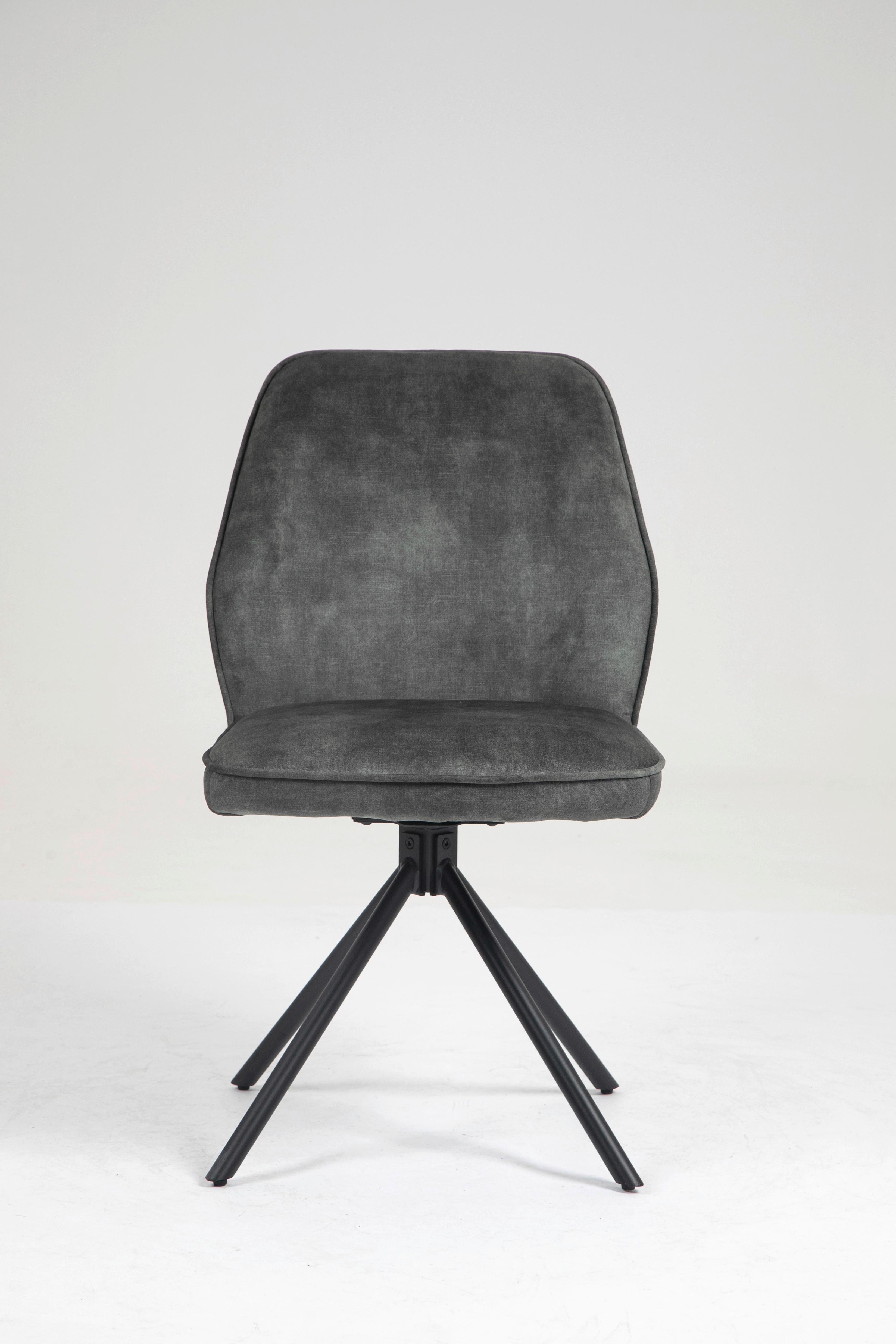 Thumbnail - Stuhl Mailand moosgrün Microfaser B/H/T: ca. 53x89x64 cm