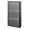 Schuhkipper Clip silber lackiert Optik anthrazit B/H/T: ca. 50x105x13,5 cm Clip - anthrazit/silber (50,00/105,00/13,50cm)