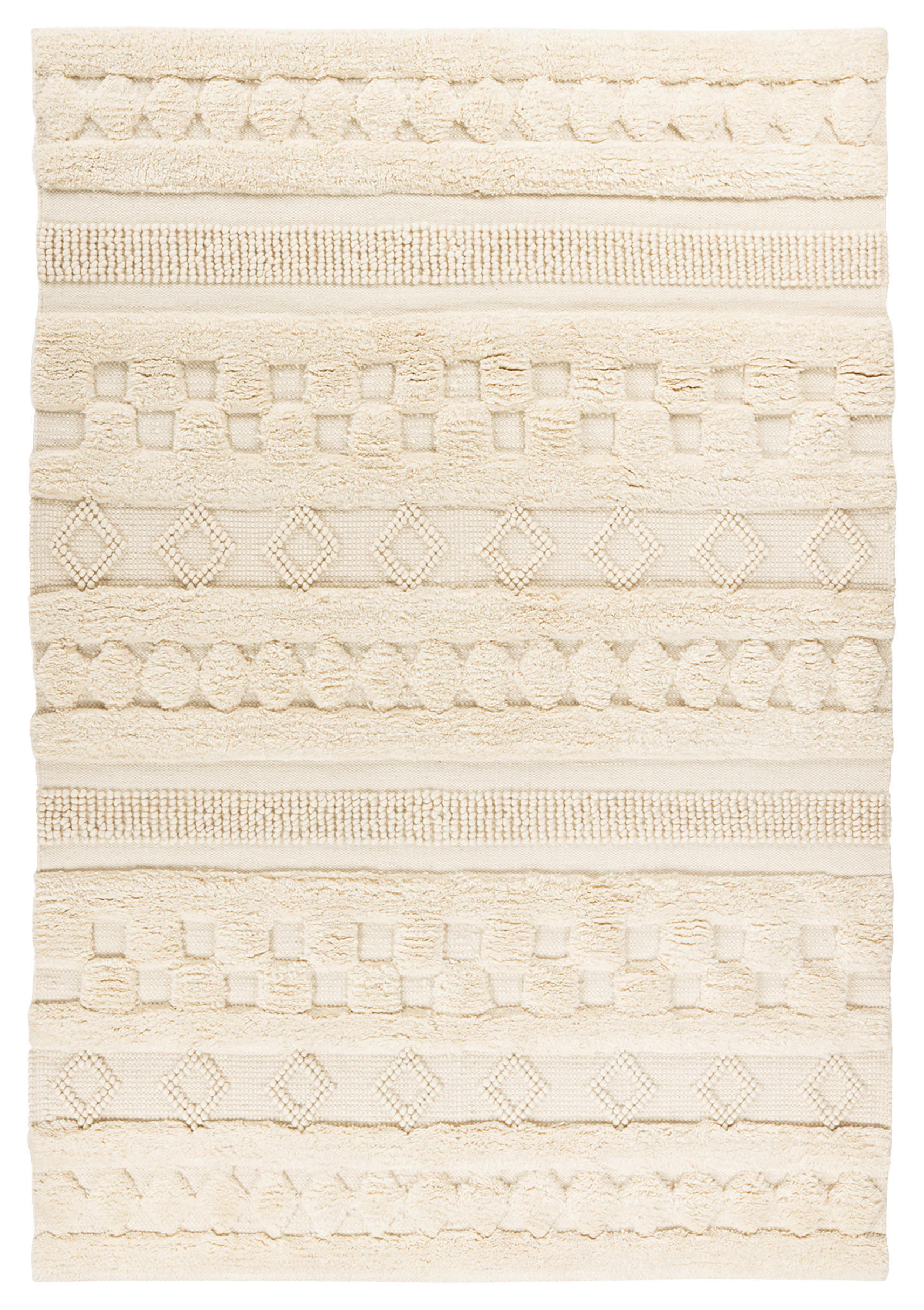 360Living Teppich Bohist natur B/L: ca. 120x180 cm Bohist - natur (120,00/180,00cm) - 360Living
