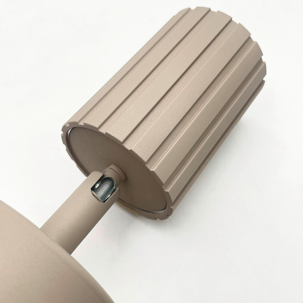 Lamkur Wandleuchte beige Stahl B/H/L: ca. 8x16x8 cm GU10 1 Brennstellen Prisma - beige (8,00/8,00/16,00cm) - Lamkur