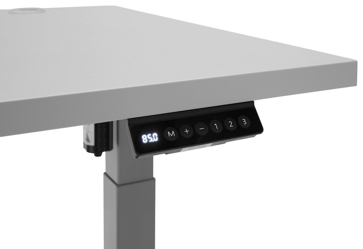 höhenverstellbarer Schreibtisch Pronto 2 weiß B/H/T: ca. 160x75x77 cm Pronto 2 - weiß (160,00/75,00/77,00cm)