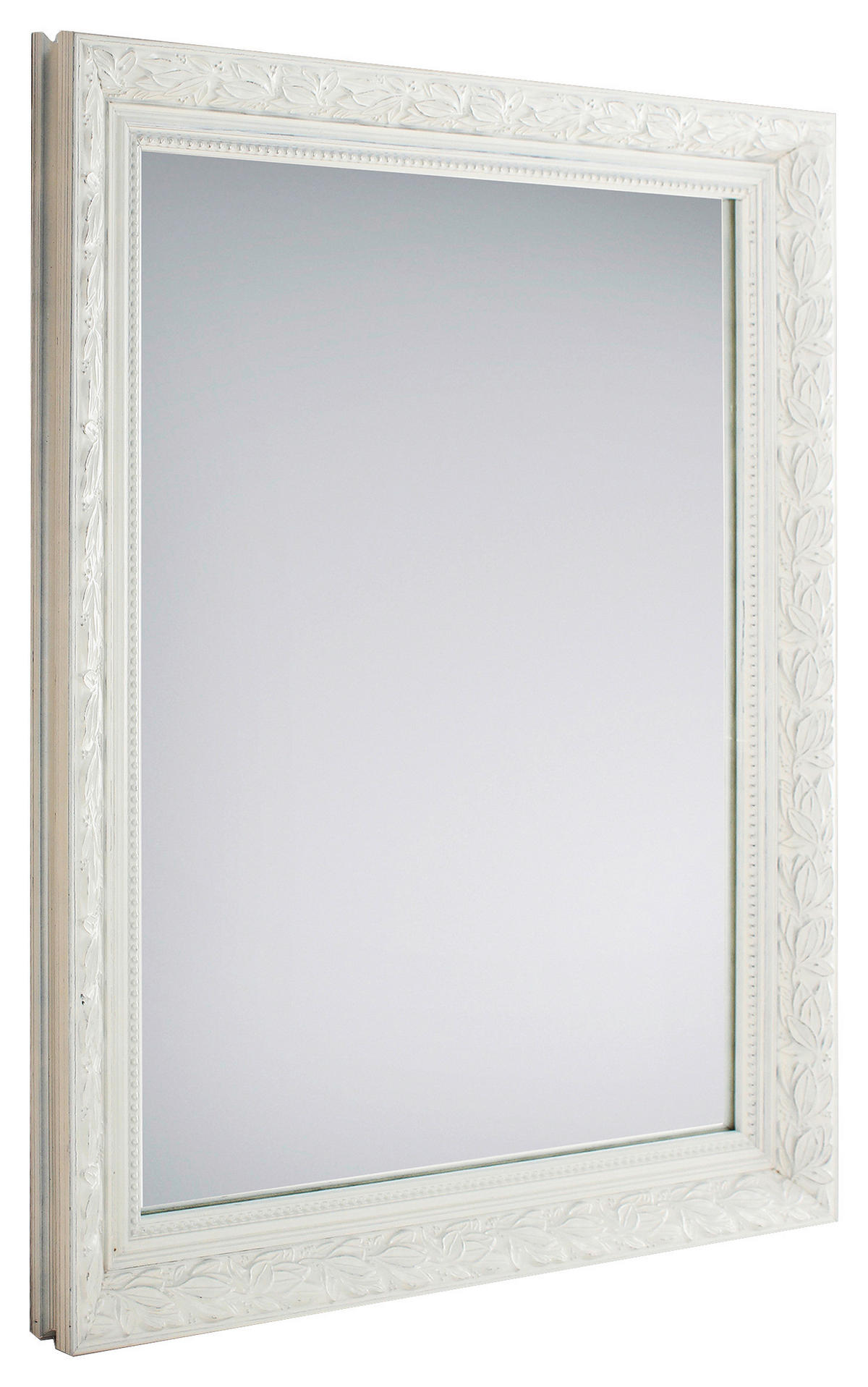 Mirrors&More Rahmenspiegel TANJA weiß B/H/T: ca. 55x70x3,5 cm TANJA - weiß (55,00/70,00/3,50cm) - Mirrors&More