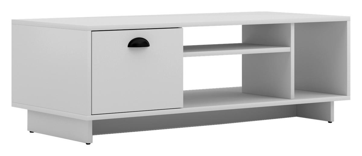 Couchtisch Cup weiß weiß matt B/H/T: ca. 110x38,8x50 cm Cup - weiß (110,00/38,80/50,00cm) - WIPMEB