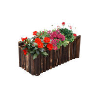Outsunny Blumenkasten Blumenkasten - natur (78,00/35,00/30,00cm) - Outsunny
