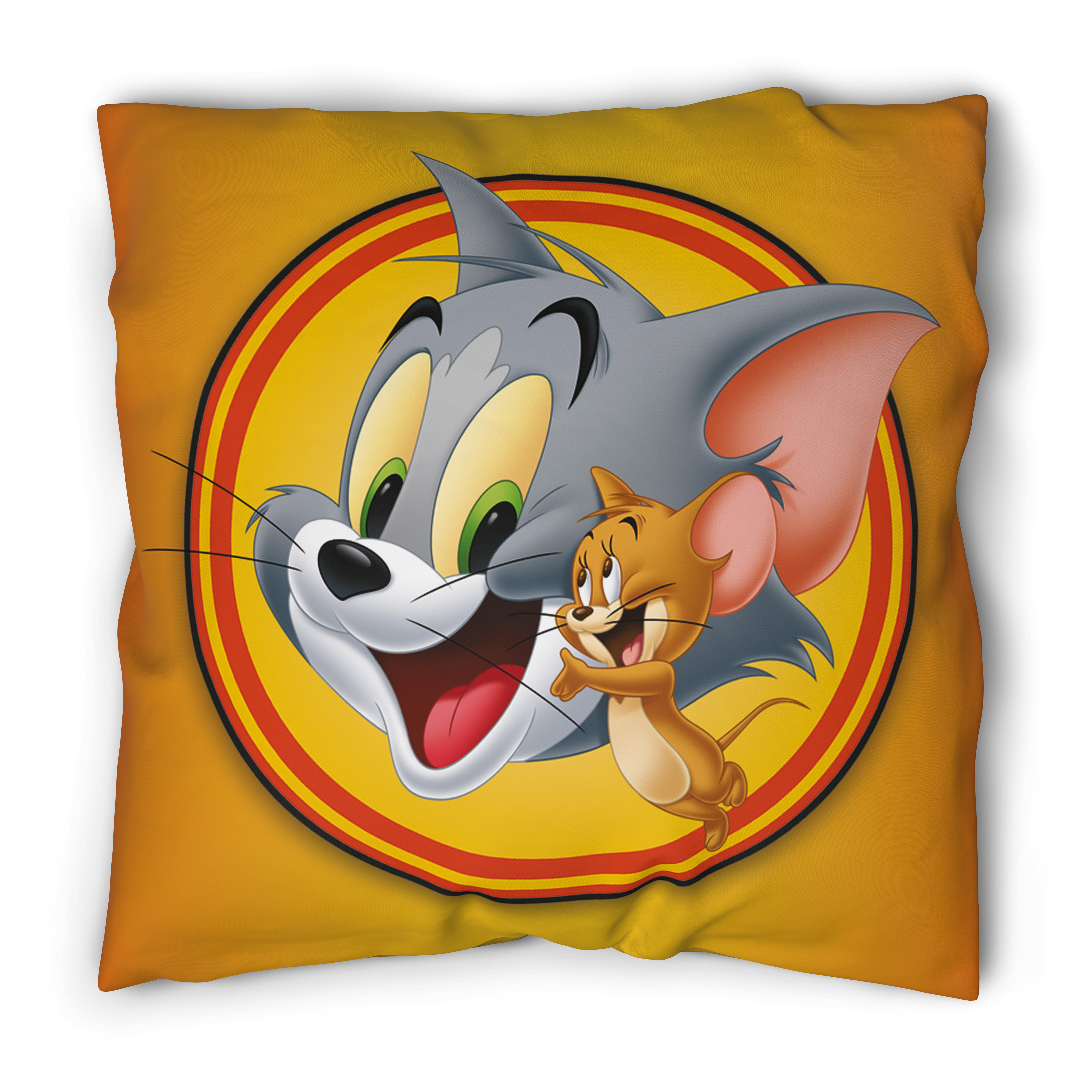 Microfaser Bettwäsche Tom & Jerry Tom & Jerry - orange/rot (135,00/200,00cm)