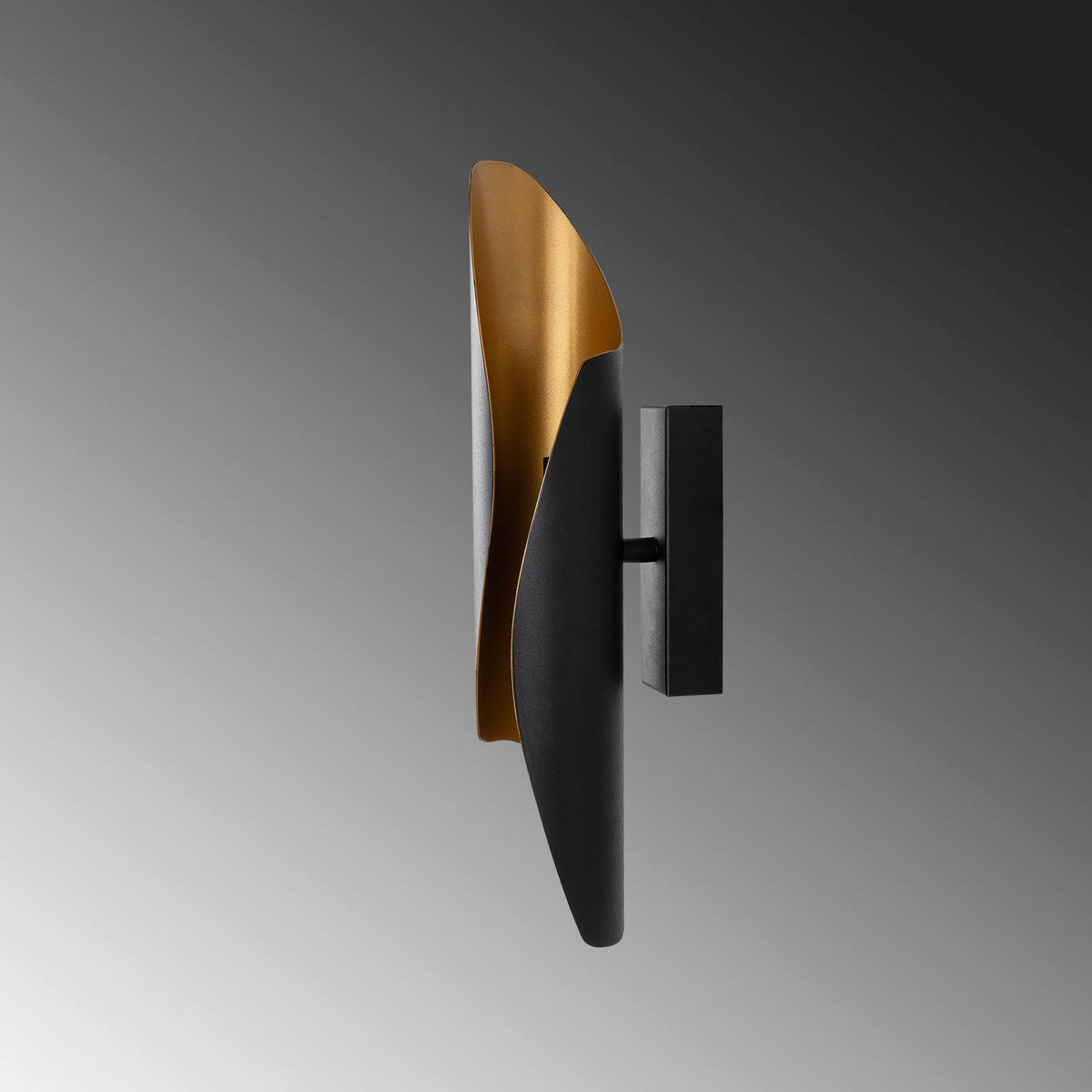 Opviq Wandleuchte schwarz Metall B/H/L: ca. 40x11x8 cm G9 2 Brennstellen Flare - schwarz (8,00/40,00/11,00cm) - Opviq